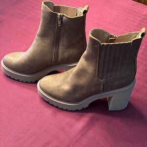 DV by Dolce Vita Tan Ankle Boots